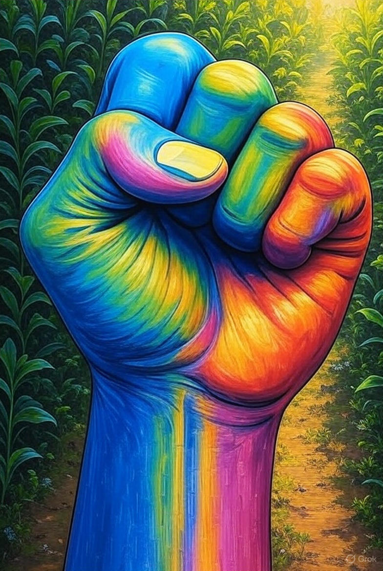 Ciudadanos en una manifestación contra los peajes en Risaralda.